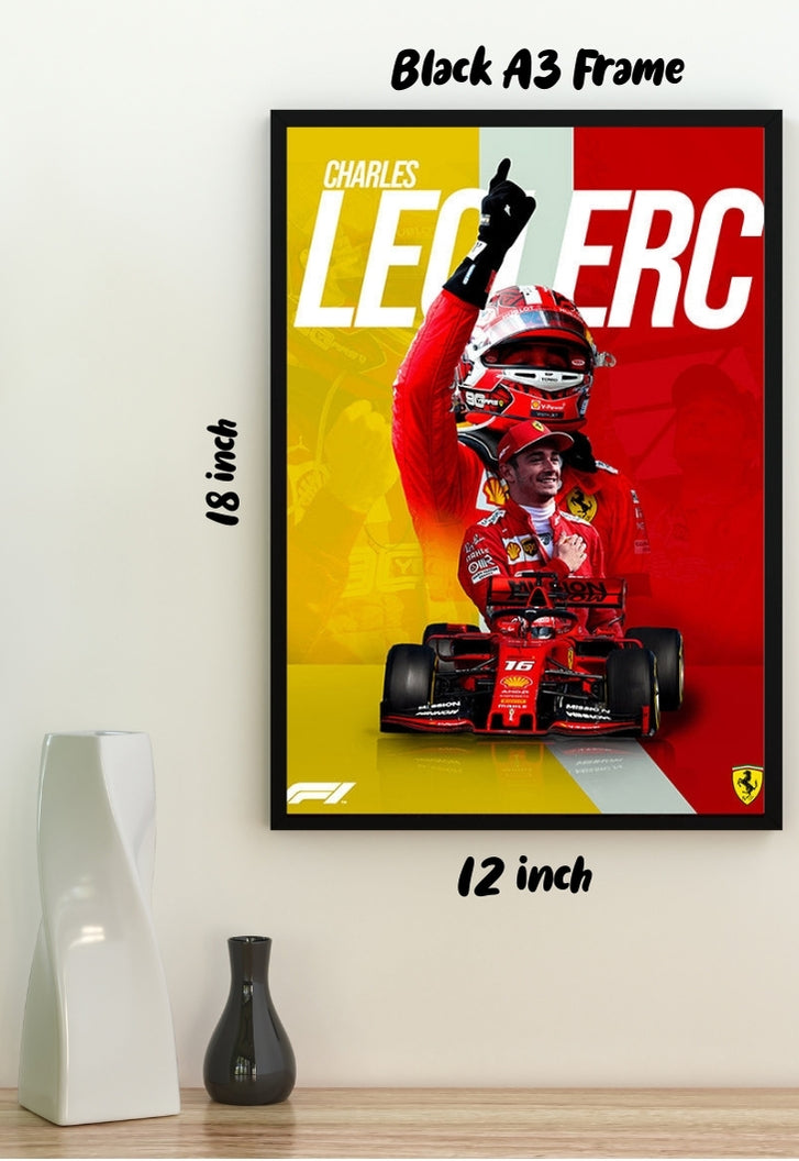Charles Leclerc Victory Poster