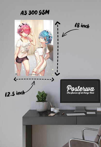Rezero girls Poster