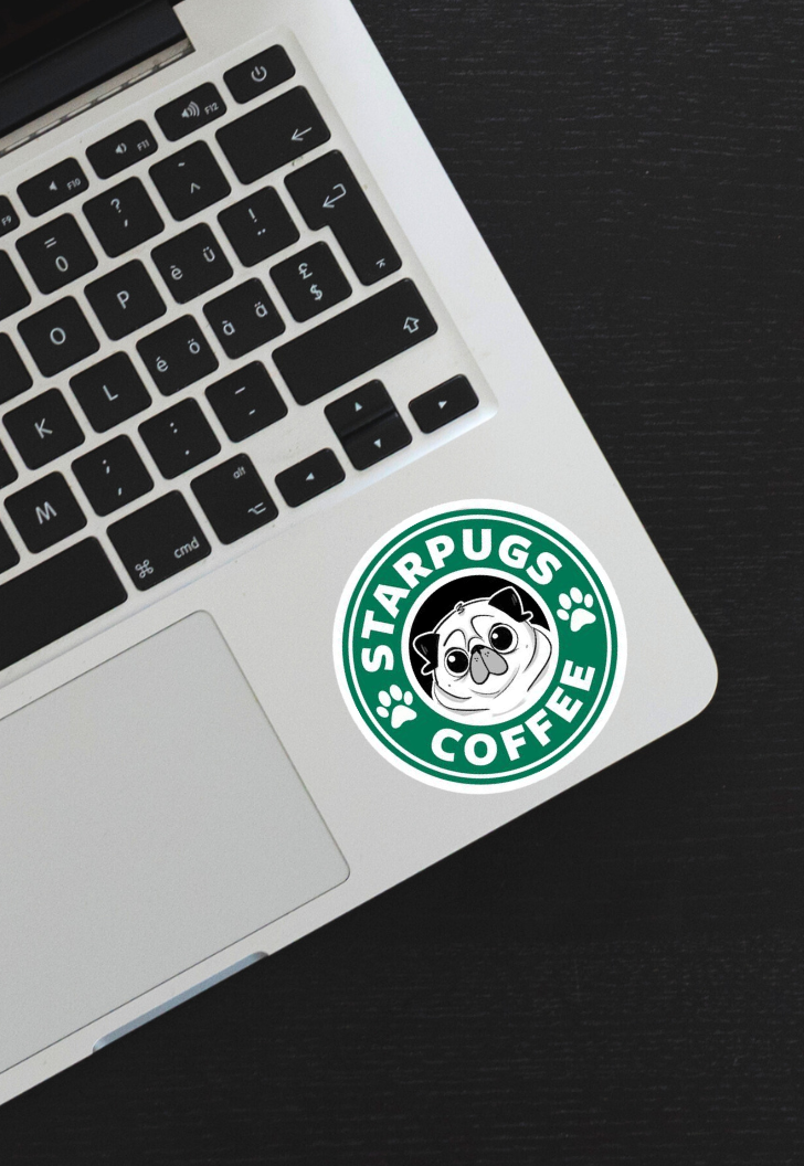 Starpugs Coffee Sticker