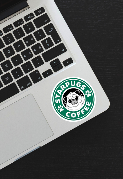 Starpugs Coffee Sticker