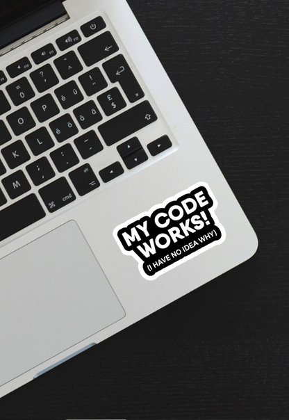 My Code Works! Sticker