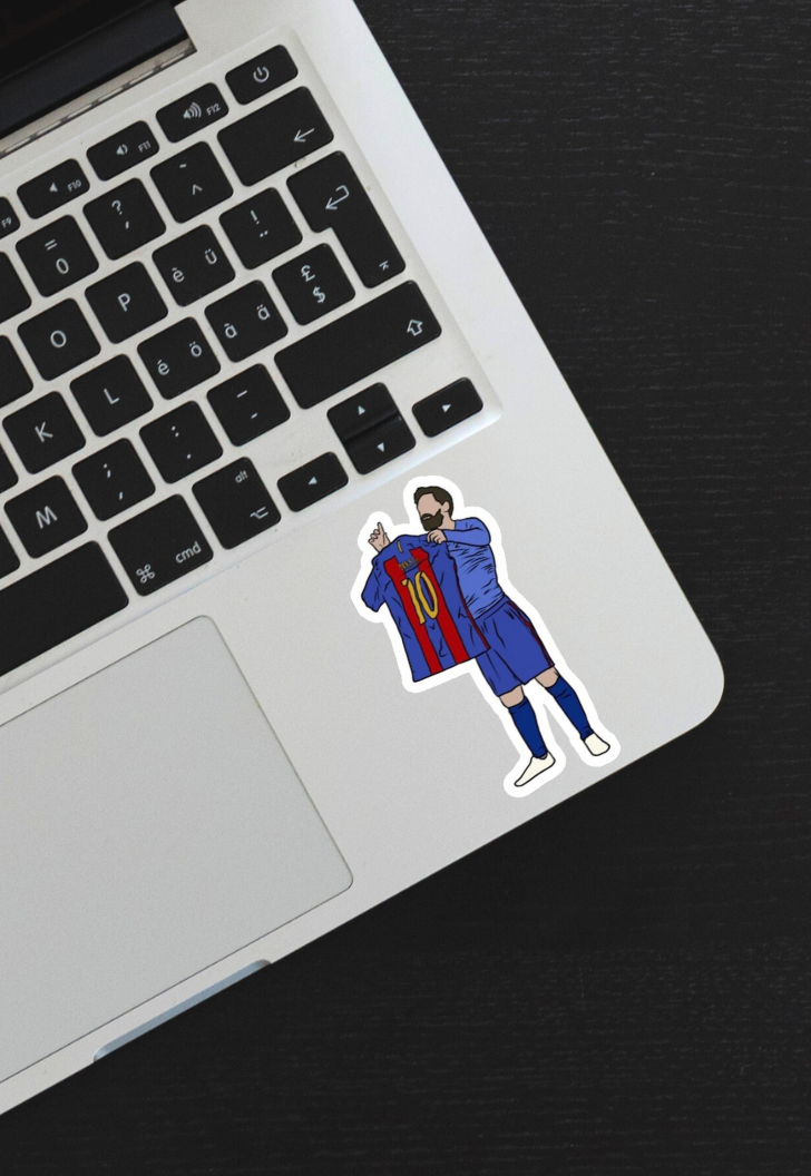 Leonel Messi Jersey Celebration Sticker