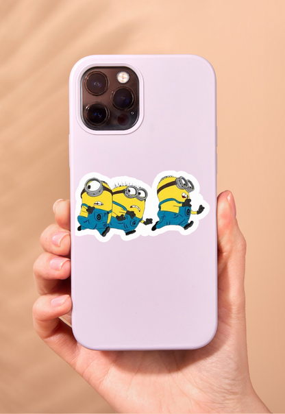 Minions Running Sticker