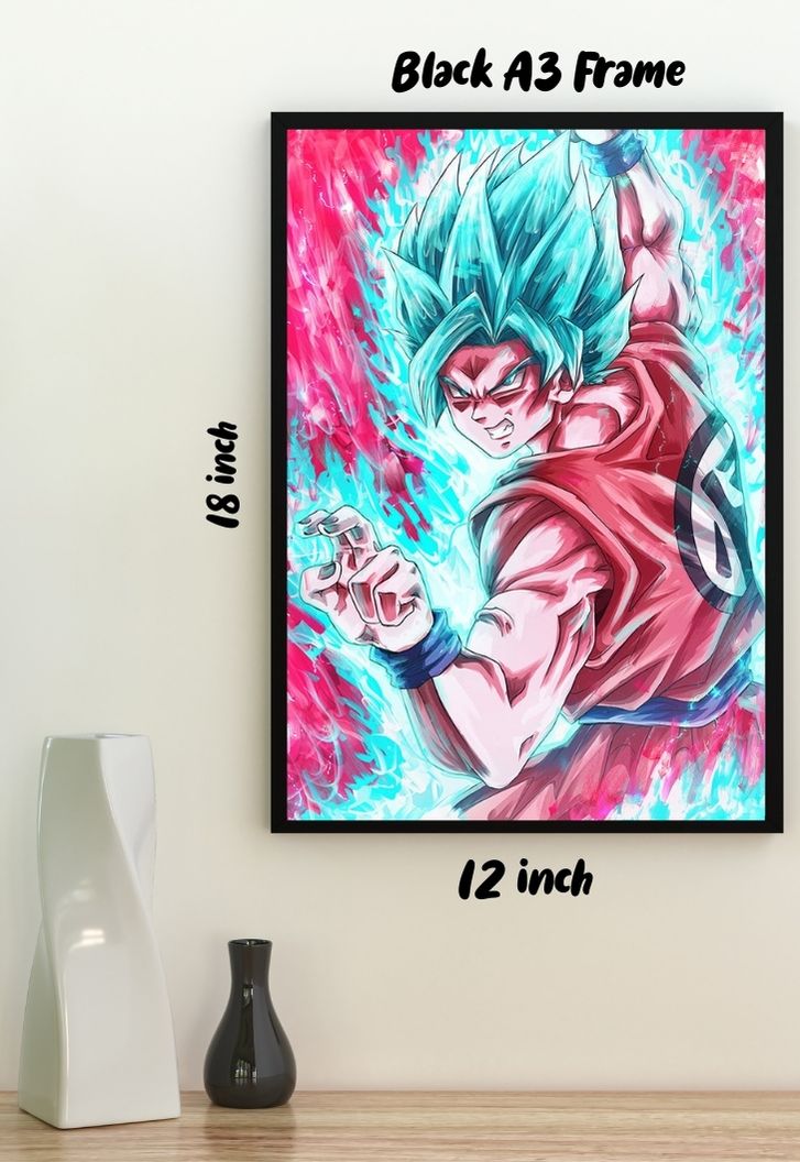 Super Saiyan God Goku Poster