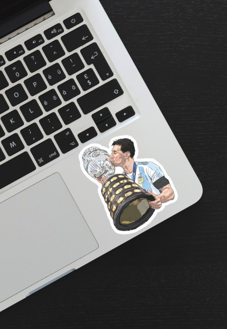 Messi Copa America Champion Sticker