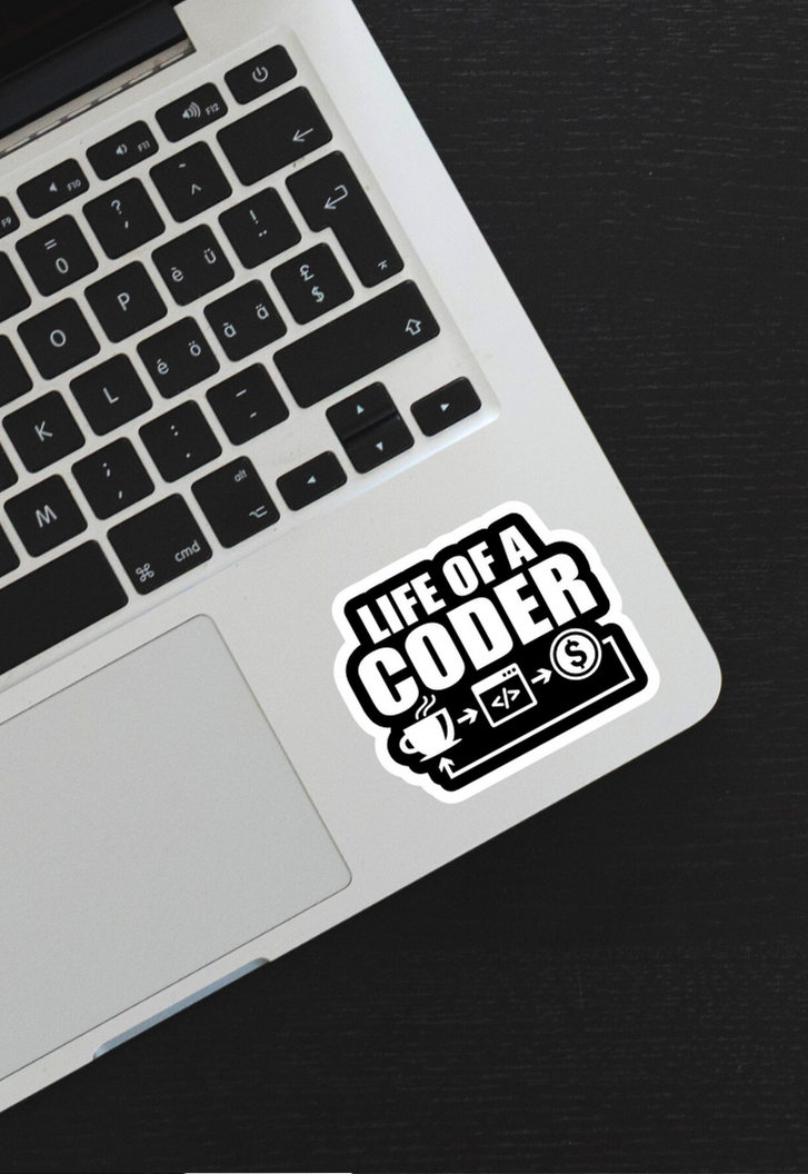 Life Of A Coder Sticker