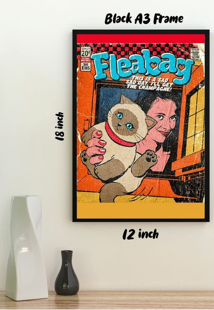 Fleabag Cat Poster