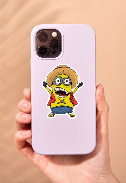 Minion D Luffy Sticker