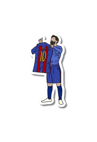 Leonel Messi Jersey Celebration Sticker