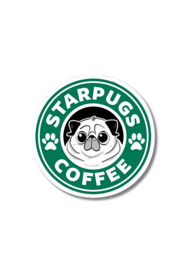 Starpugs Coffee Sticker