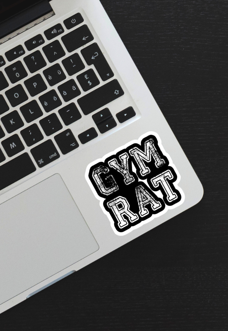 Gym Rat Gym Sticker