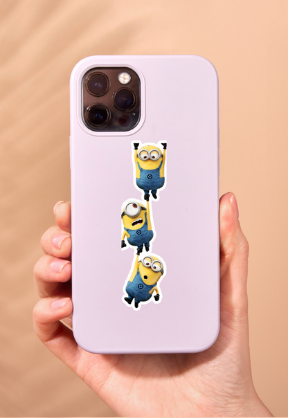 Minions Hanging Sticker