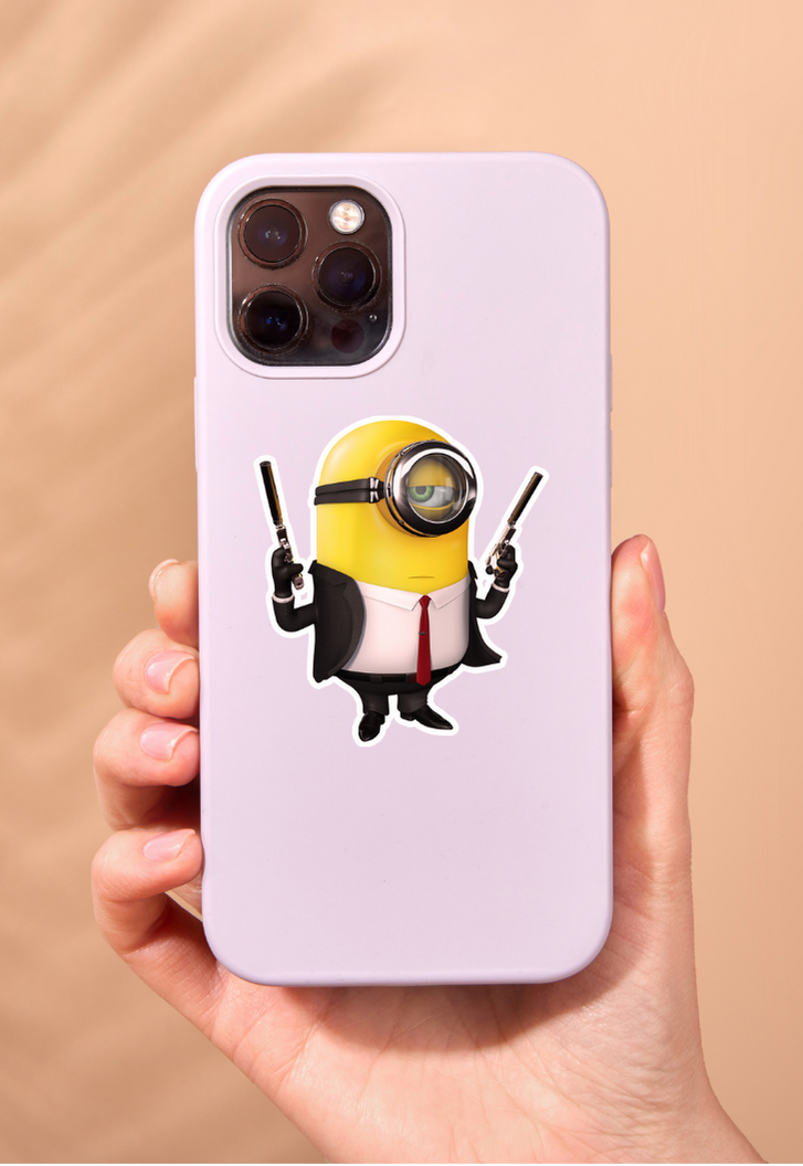 Hitman Minion Transparent Sticker