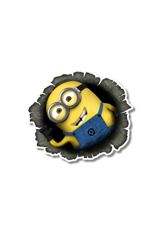 Hole Minion Sticker