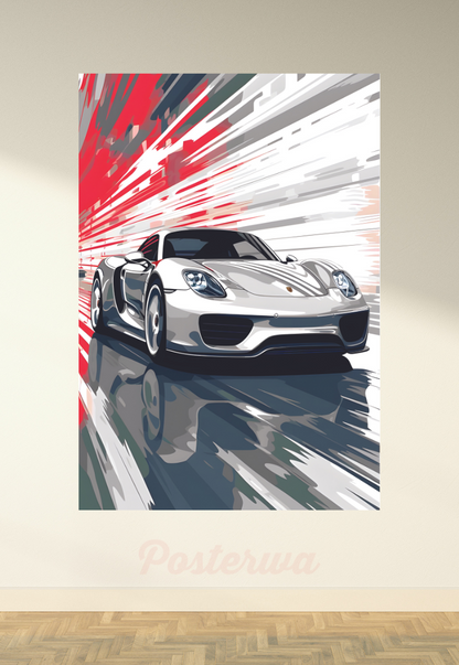 Porsche Car Poster