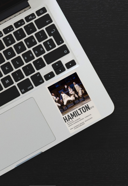 Hamilton Movie Card Sticker