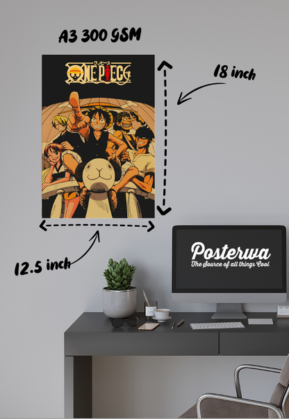 Luffy Crew Poster