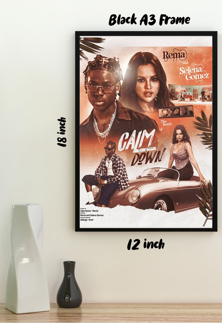 Rema and Selena Gomez Poster