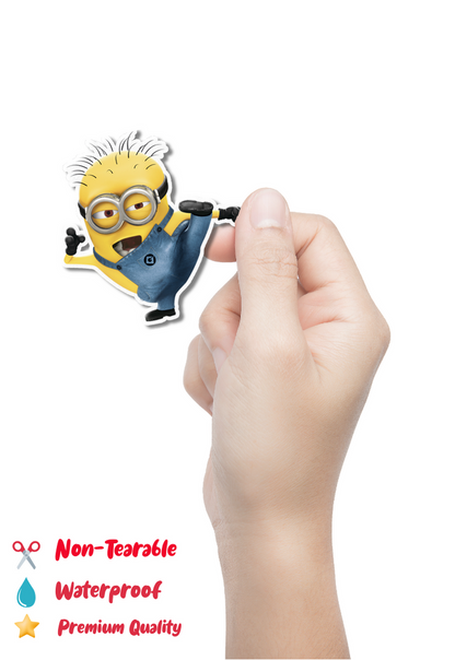 Minion The Karate Champ Sticker