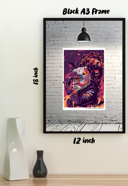 Redbubble The Dutch Lion 33 Max Verstappen Poster