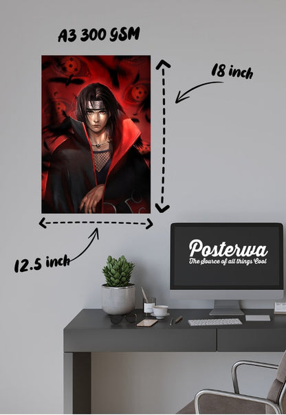 Itachi Uchiha Trap Poster