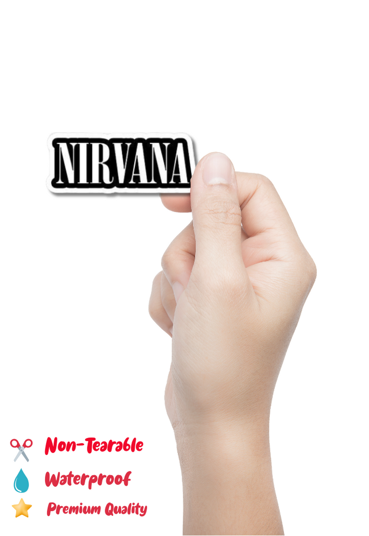 Nirvana Logo Sticker