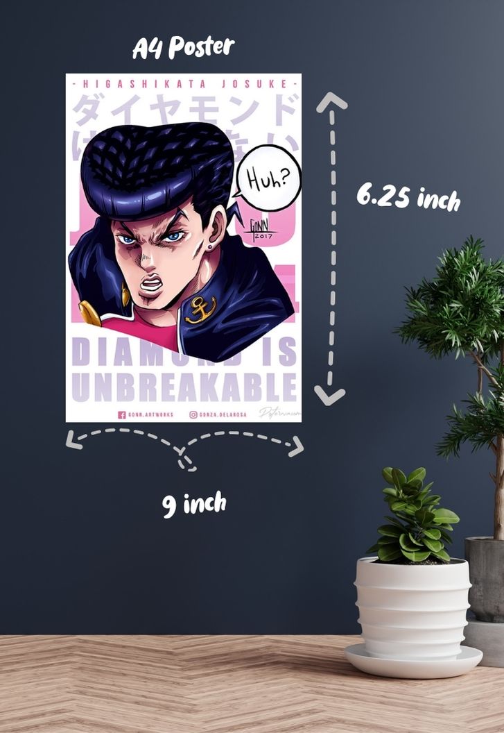 Josuke Diamond is Unbreakable Poster