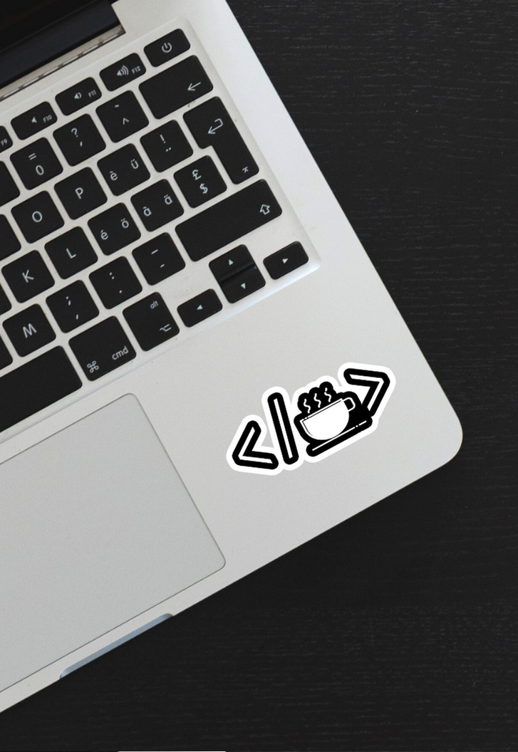 Coffee Code Web Developer Stickers