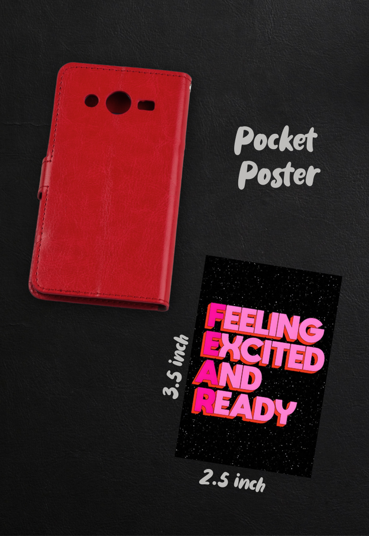 FEELING EXCITED AND READY Poster