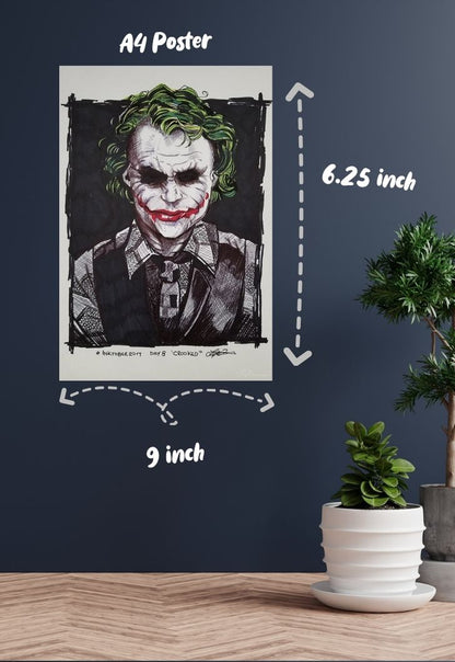 Heath ledger Joker Poster