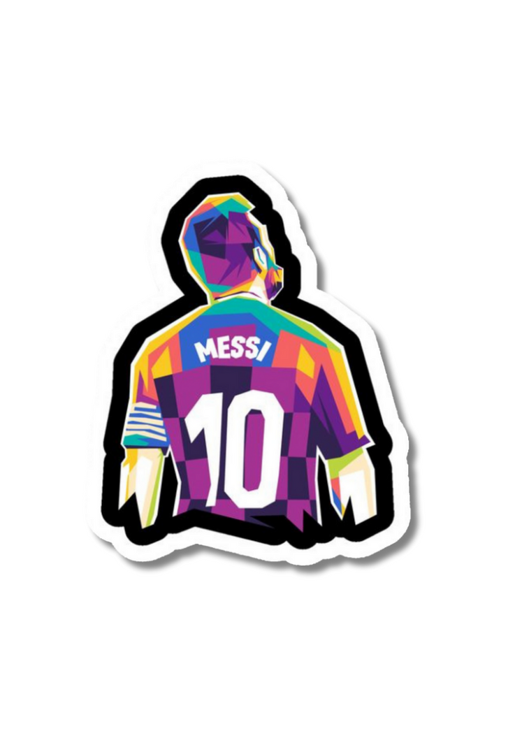 Messi Stickerbogen Lionel Messi Artistic Sticker – Posterwa