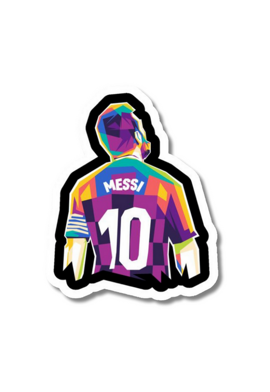 Lionel Messi Artistic Sticker