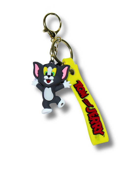 Tom Silicone Keychain