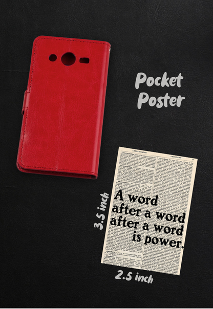 A word after a word is power Poster