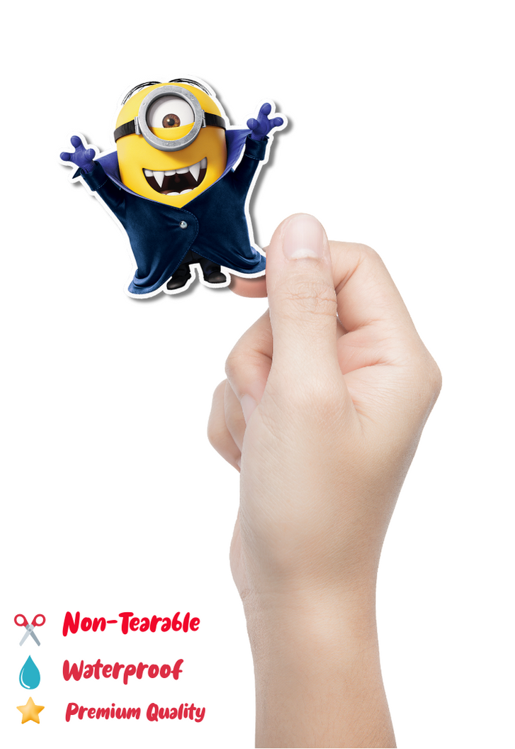 Vampire Minion Transparent Sticker