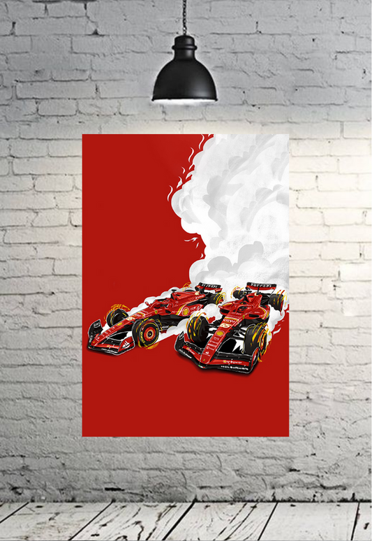 Ferrari F1 Poster