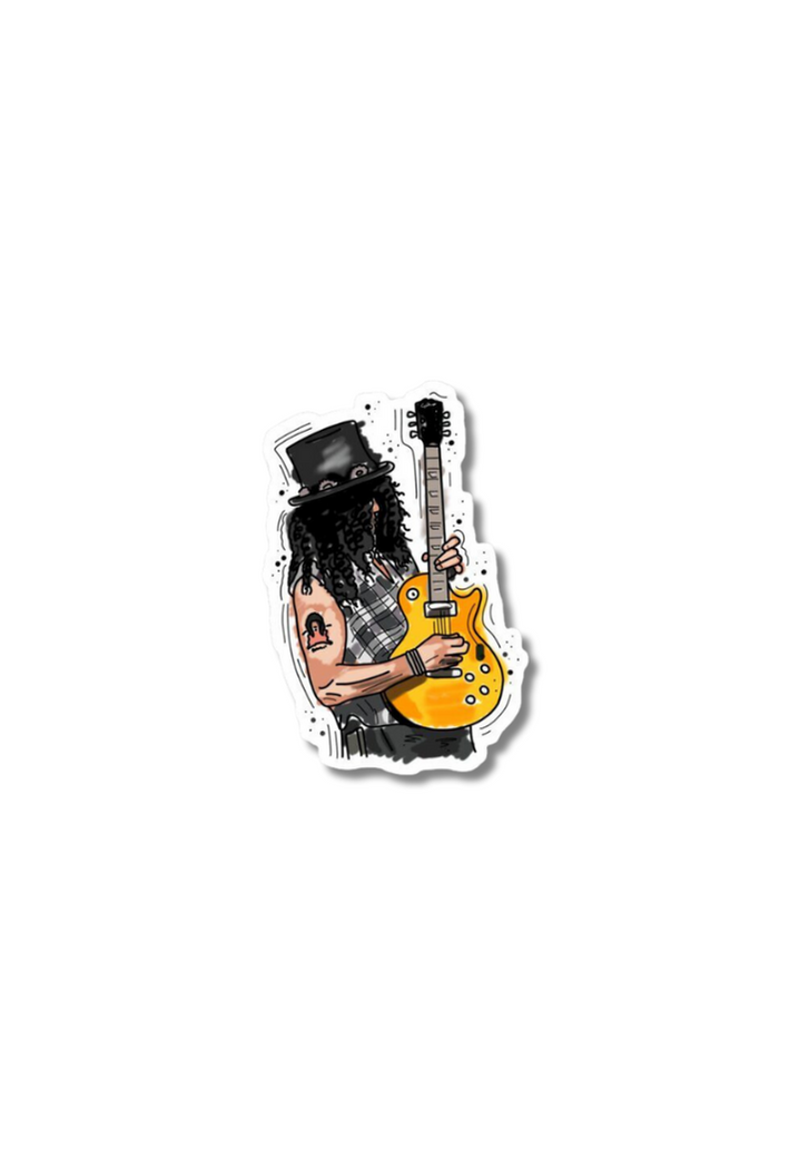 Guitar Rockstar Sticker