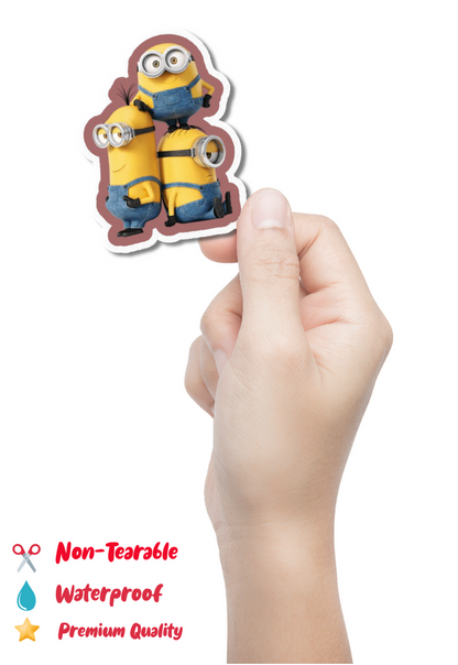 Minions Stuart Kevin Bob Sticker