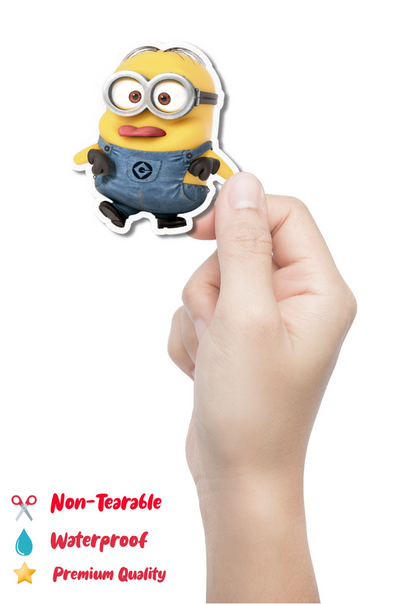 Sticking Your Tongue Out Minion Sticker