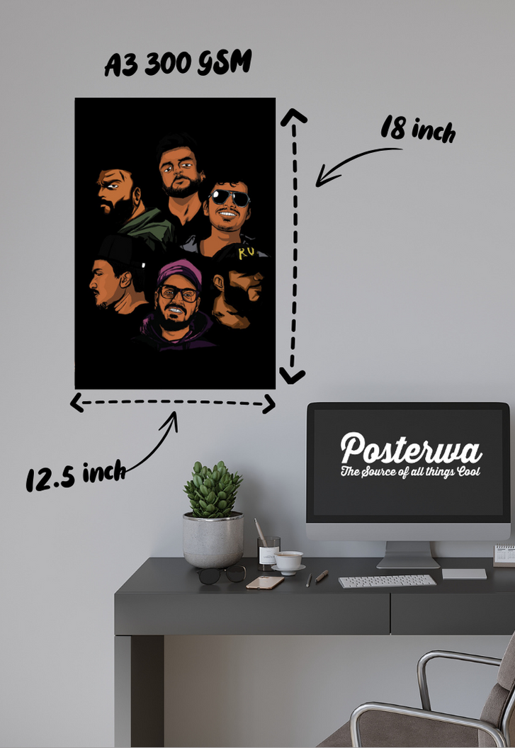 INDIAN RAPPERS Poster