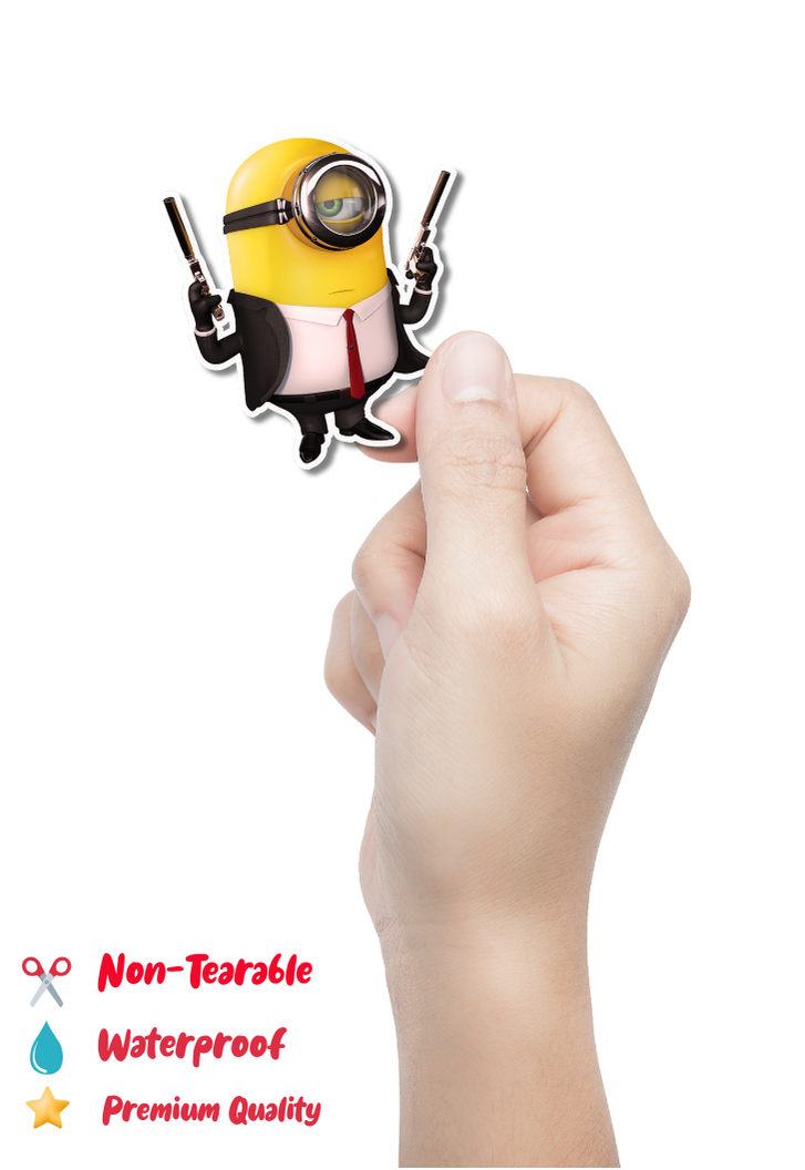 Hitman Minion Transparent Sticker