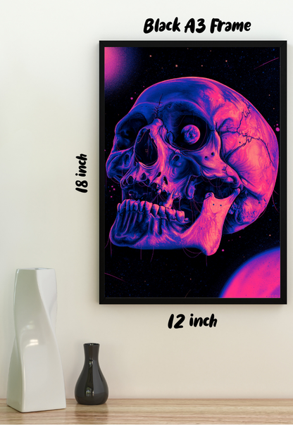 Skull Art Poster