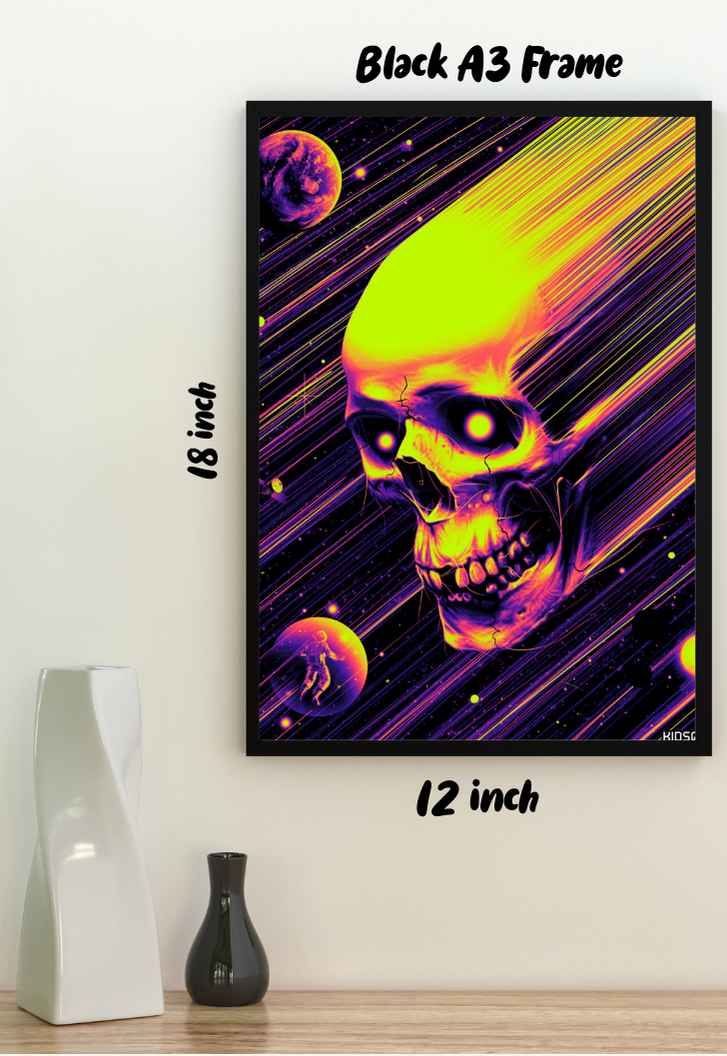 Skull Space Poster