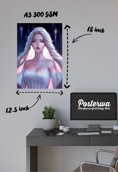 Elsa unreal art Poster