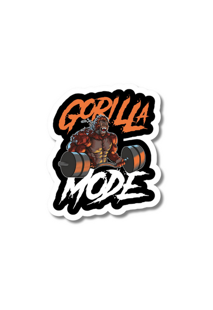 Gorilla Mode Gym Sticker