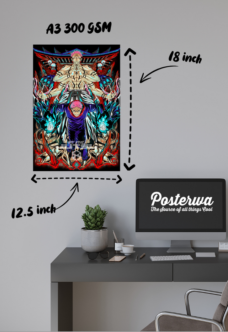 Madara Uchiha JJK Poster