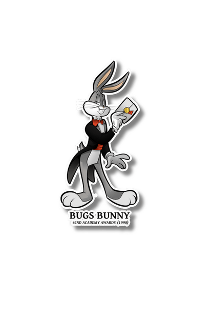 BUGS BUNNY 62ND ACADEMY AWARDS Sticker