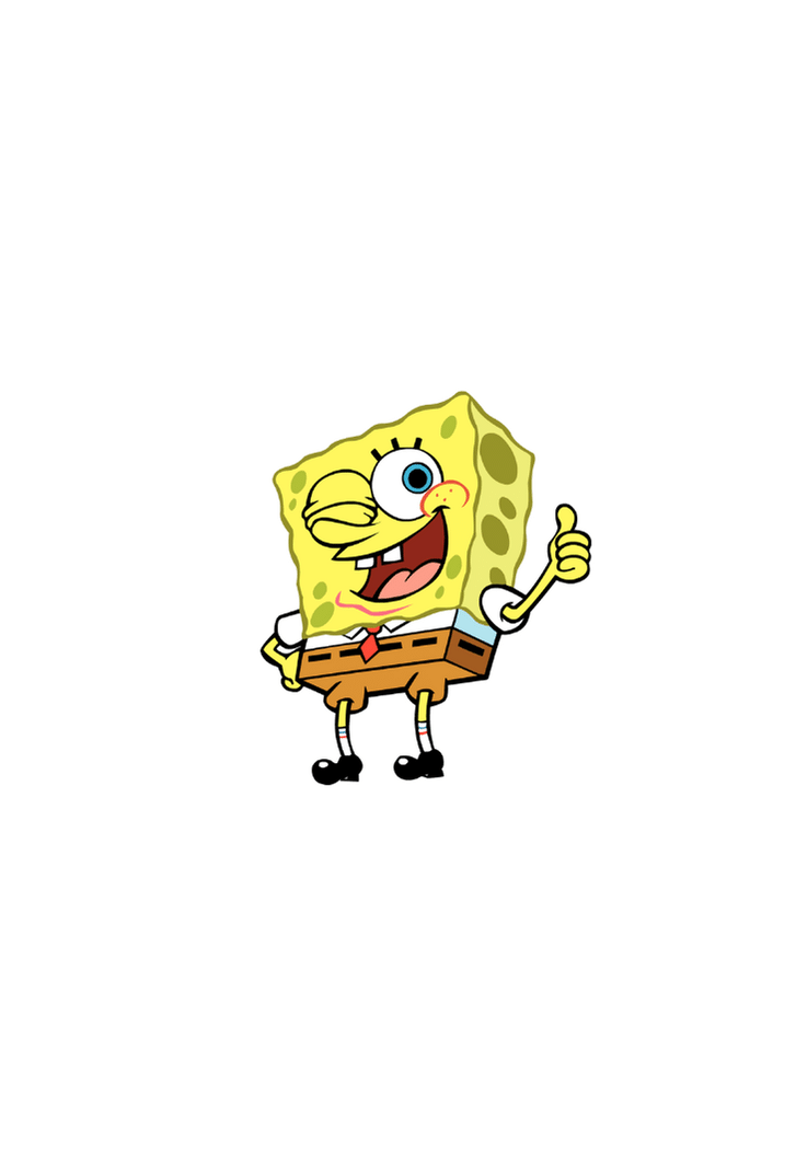 Spongebob Squarepants Thumbs Up Sticker