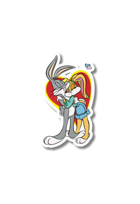 Bugs And Lola Bunny Love Sticker