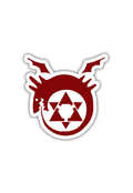 Sins Unleashed: Fullmetal Alchemist Brotherhood Symbol Sticker